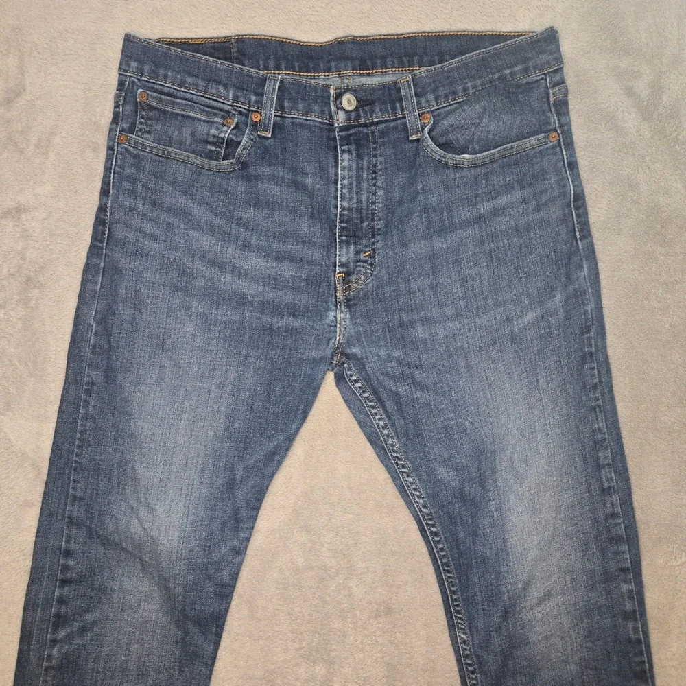 Levis 512 Slim Taper Blue Denim Jeans Mens W36 L28 Medium Wash